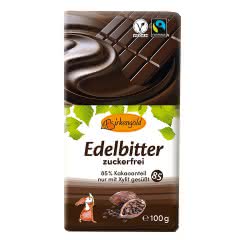 Xylit Schokolade Edelbitter 100 g