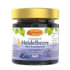 Produkt Heidelbeer Marmelade mit Xylit 200 g Birkenzucker ohne Zucker